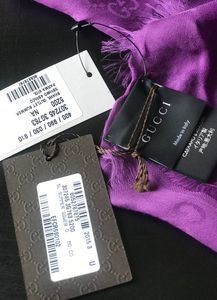 GUCCI COTTON MODAL GG SCARF
